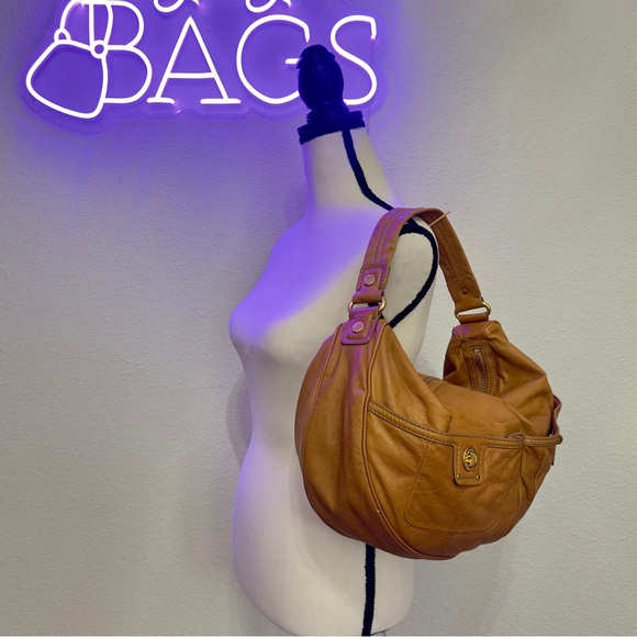 🌸 Marc by Marc Jacobs 🌸 Tab Boho Leather Hobo Shoulder Bag - Picture 6 of 8